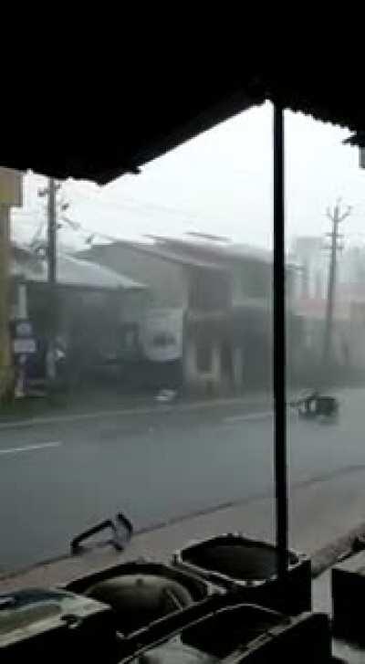 She's a little violent today.