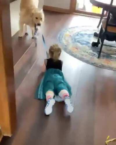 Just two best friends having fun