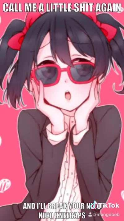 To post when someone calls you a little shit