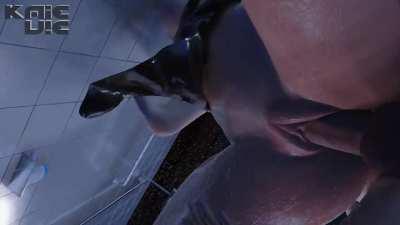 Tifa Lockhart Shower Sex (Kaie) [Final Fantasy 7]