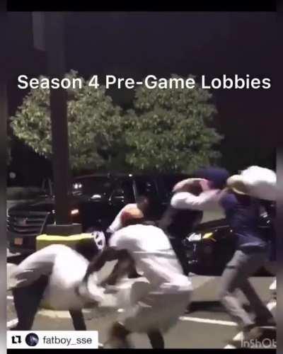 Season 4 Pre-Game Lobbies Be Like: