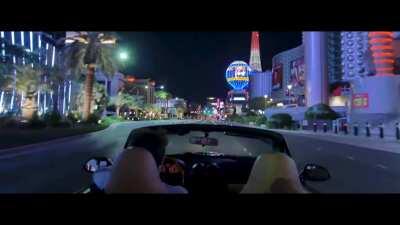 Vegas Strip . . . . back when covid was starting I think.