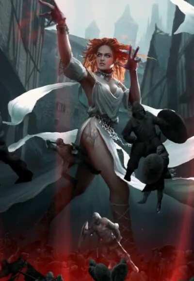 [Gwent] Coral - Premium Card (Art by Bryan Sola)