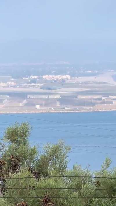 C-5 galaxy landing at North Island