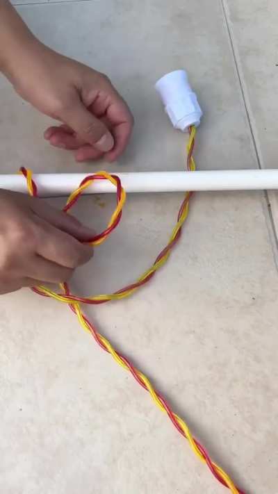 Solving this problem without cutting the wire