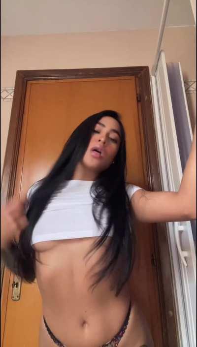 Would you creampie a latina dancer on the first date?