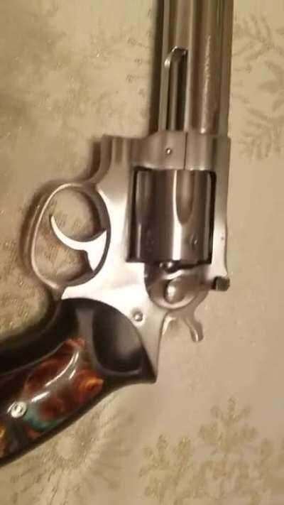 Two sessions in with mother's mag and a microfiber and my GP100 is getting noticeably pimpier. Sporting new grip inserts as well