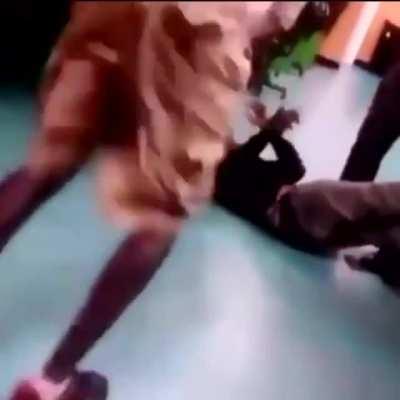 Damn! He got his ass beat hard!