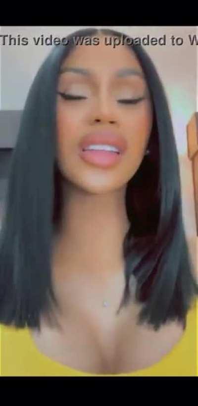 Cardi B (teasing moaning)