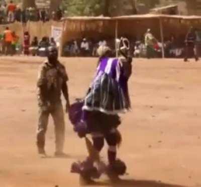 This dance is called -Zaouli- from the central Ivory Coast.