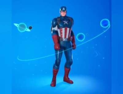 Captain America going to space for the first time