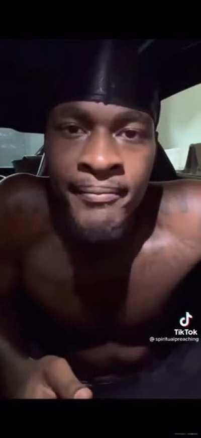 tell me hes not schizo bro 💀