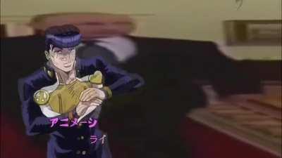 Oi Josuke, I used 『ＺＡ ＨＡＮＤＯ』to take us to Russia, Ain't that just Wacky!?