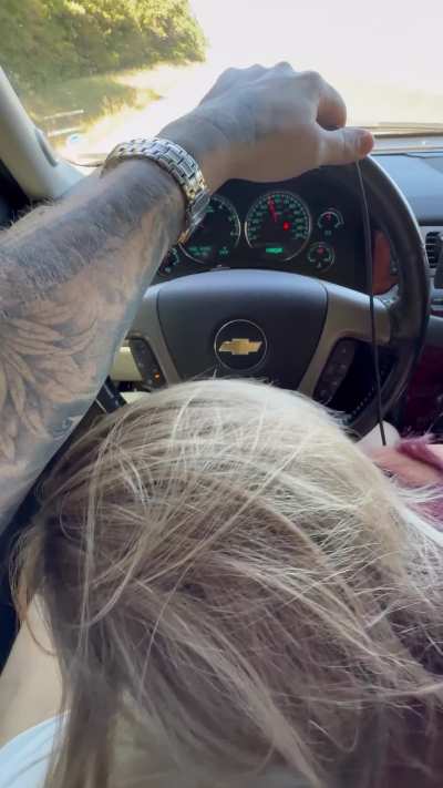 Road trips with this Hotwife are way more fun!