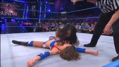 Pretty bimbo Brooke humiliated by Gail Kim. So useless and weak.🤩🤩