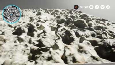 This is how it would be like to walk around ground zero on asteroid Dimorphos (in Unreal Engine 5)