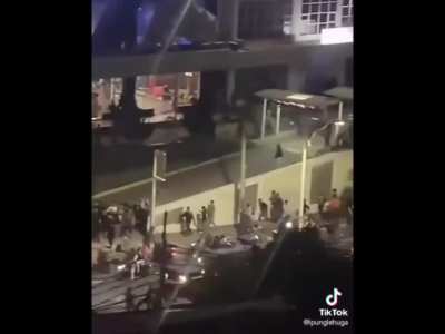 Police runs over protestor, resulting in massive outrage accross the country