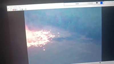 Russian troopers group being destroyed