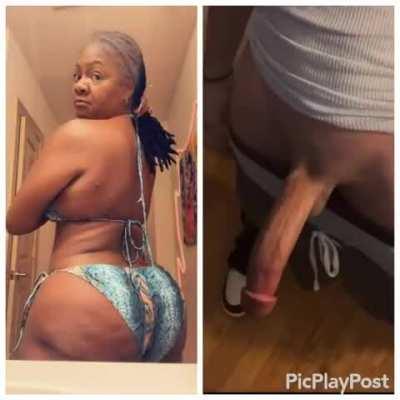 Granny makes young cock cum🥜