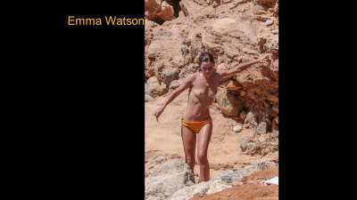 Emma Watson (beach nude)