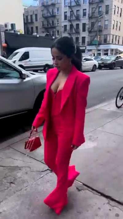 Becky in New York during New York Fashion Week