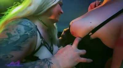 Amateur Blonde Boobs Homemade Lesbian Lingerie MILF Natural Tits OnlyFans Pornstar by mistaandmissesx