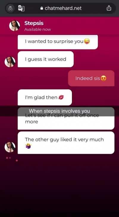 When your stepsis involves you [Part 2]