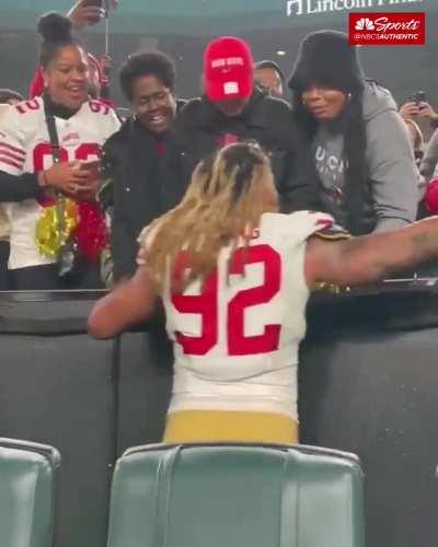 To get an NFL player's attention