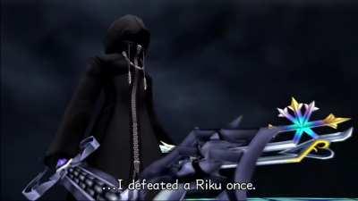 I defeated a riku once... (not sure if any1's ever done this meme b4)