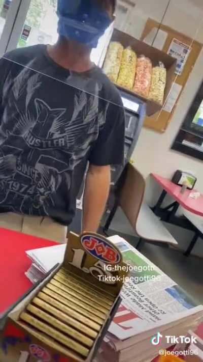 The mask lady's back with her bf