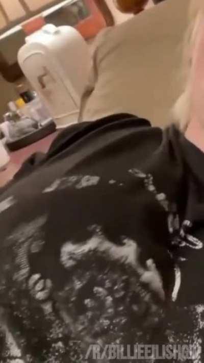 Billie and her massive milkers in motion