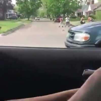 bruh a fight AND a car accident