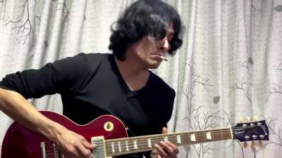 Smoke weed play guitar