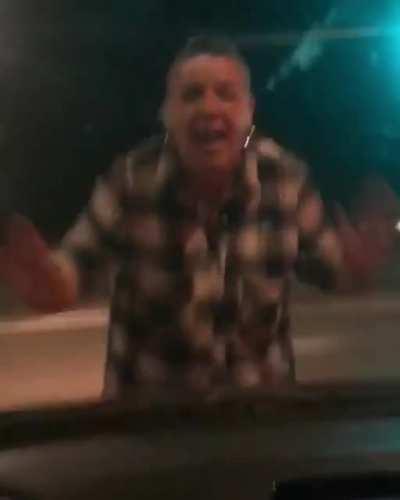 She got swung like a GTA pedestrian.