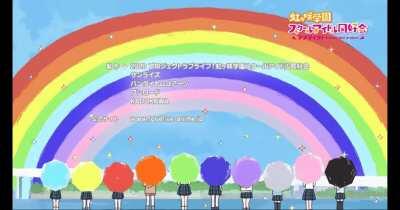 Plot Twist: The new school that Aqours had to go to was Nijigasaki