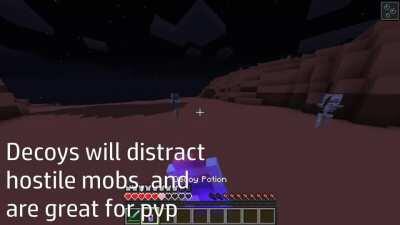 I made a datapack that adds in a decoy potion!