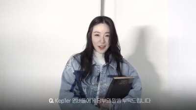 [220113] Video message from Tiffany to Kep1er