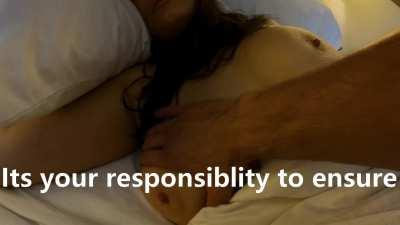 What would you do if you caught mommy sleeping like this?