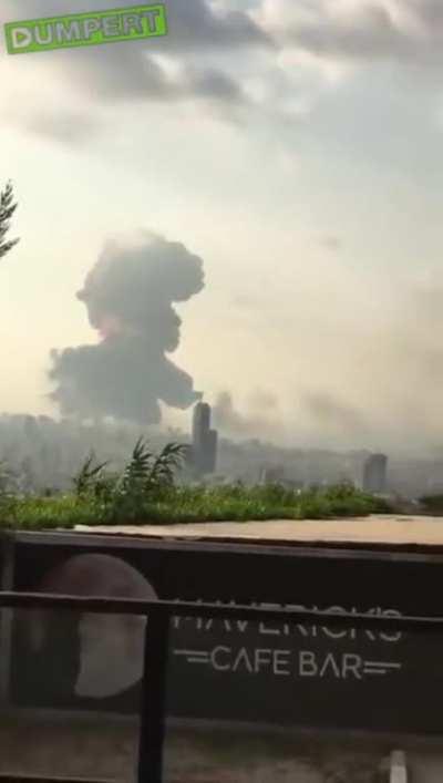 Beirut explosion from a different perspective