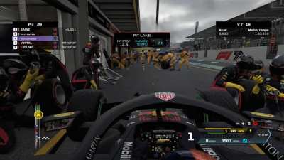 Pit lane traffic paradise