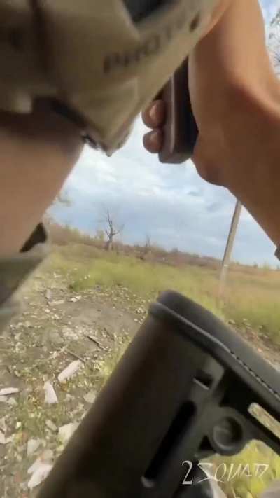 Combat work of the soldiers of the Ukrainian 