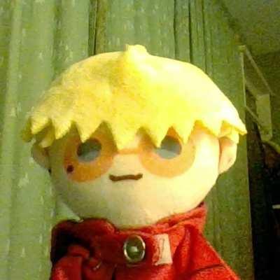 Vash plushie messed up in the crib