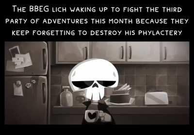 if you killed a high level spell caster too easily they're not dead.