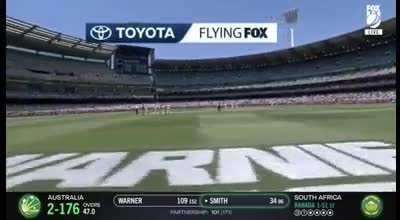 Flying fox hits Nortje