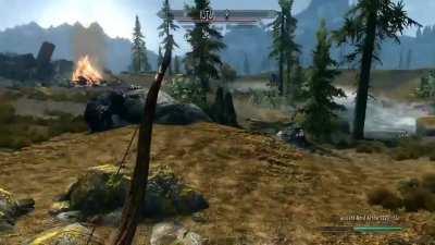 Pretty new to Skyrim, didn't know I could travel to space