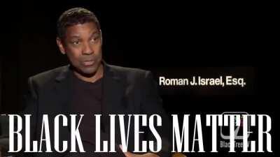 Denzel Washington has a very Peterson-esque take on BLM