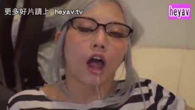 Japanese cosplayer get some BBC cum