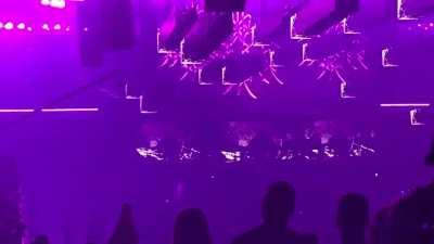 YVM3 spotted behind the decks? @Rampage