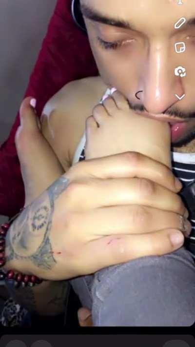 Wanted flash on. Gags on feet. Love your “schmeat”