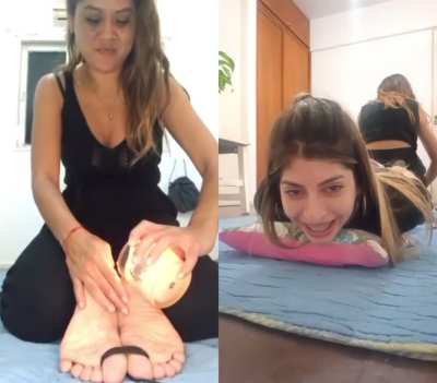 Madre e hija, solo vean su carita de saber que no puede hacer nada